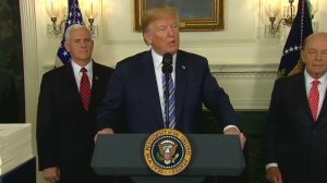 Donald Trump speaks on March 23, 2018. (Credit: CNN)