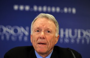 Lewis "Scooter" Libby, Senior Vice President of the Hudson Institute and former Chief of Staff of former Vice President Dick Cheney, speaks during a discussion at the Hudson Institute on March 29, 2011. (Credit: Alex Wong/Getty Images)