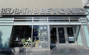 Sign at a Bed Bath & Beyond store on April 10, 2013 in Los Angeles, California. (Credit: Kevork Djansezian/Getty Images)