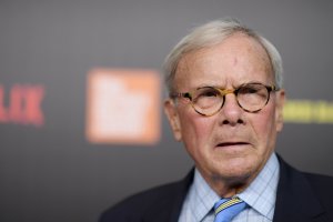 Tom Brokaw attends the "Five Came Back" world premiere in New York City on March 27, 2017. (Credit: Mike Coppola / Getty Images)