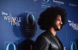 Colin Kaepernick attends a special screening of 'A Wrinkle In Time' at Walter Reade Theater on March 7, 2018 in New York City. (Credit: Mike Coppola/Getty Images)