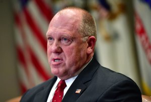 Thomas Homan delivers remarks during a law enforcement roundtable on sanctuary cities held by President Donald Trump the White House on March 20, 2018 in Washington, D.C. (Credit: Kevin Dietsch-Pool/Getty Images)