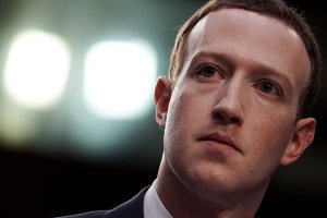 Facebook co-founder, Chairman and CEO Mark Zuckerberg testifies before a combined Senate Judiciary and Commerce committee hearing in the Hart Senate Office Building on Capitol Hill April 10, 2018 in Washington, DC. (Credit: Alex Wong/Getty Images)