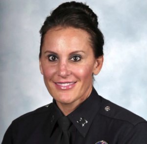 Cmdr. Nicole Mehringer is seen in a photo from the Los Angeles Police Department's website, where she is listed as Nicole Alberca.