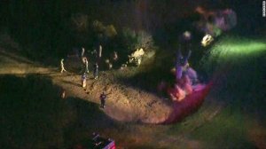A small plane caught fire after takeoff and crashed at a nearby Arizona golf course on Monday, leaving six people dead, officials said. (Credit: KPHO)