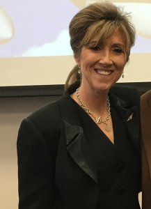 Tammie Jo Shults is shown in an undated photo. (Credit: Kevin Garber/MidAmerica Nazarene University via CNN)