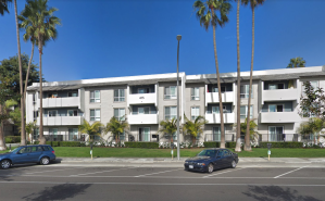 The Playa Pacifica Apartments, on the 400 block of Herondo Street in Hermosa Beach, are seen in a Google Maps Street View image from November 2017.