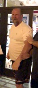 The man seen throwing the patron out of the restaurant is shown in a photo released by the Newport Beach Police Department on April 26, 2018. Police referred to him as a "suspect."