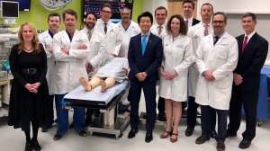Members of the medical team who performed the first successful penis and scrotum transplant at Johns Hopkins Hospital in Baltimore. (Credit: Courtesy of Johns Hopkins Medicine)