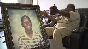 A young Andre Ingram is seen in a photo at his parent's house in Virginia. (Credit: WTVR)