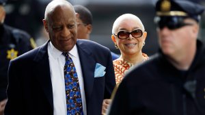 Bill Cosby's wife claimed in a statement Thursday that her husband's accuser gave false testimony during the trial that ended last week, and demanded an investigation of the district attorney. (Credit: Matt Slocum / Associated Press via CNN Wire)