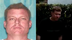 Brett Patrick Rogers, 44, is shown in photos and images released by LAPD on May 3, 2018.