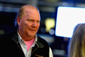 Mario Batali attends a dinner at Bank of America Building on October 13, 2016 in New York City. (Credit: Dave Kotinsky/Getty Images for NYCWFF)