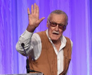 Stan Lee speaks onstage at the Hollywood Foreign Press Association's Grants Banquet at the Beverly Wilshire Four Seasons Hotel on August 2, 2017 in Beverly Hills, California. (Credit: Kevin Winter/Getty Images)