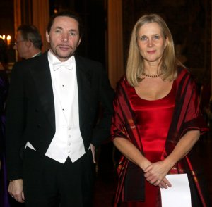 Swedish Academy member Katarina Frostenson and her husband Jean-Claude Arnault arrive for the Kings Nobel dinner at the Royal Palace in Stockholm on Dec. 11, 2001. (Credit: Jonas Ekstromer/AFP/Getty Images)