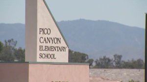 Pico Canyon Elementary School is seen on May 4, 2018. (Credit: KTLA)