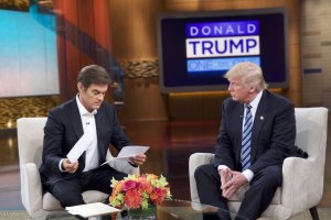 Donald Trump speaks to Dr. Oz on Sept. 14, 2016. (Credit: The Dr. Oz Show)