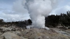 Yellowstone National Park's Steamboat Geyser just erupted for the third time in two months, and scientists aren't sure why. (Credit: Behnaz Hosseini/USGS/National Park Service)