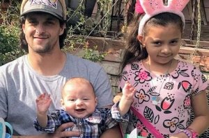 Juan Reynoso, 34, and his children Emma Reynoso, 6, and 5-month-old Sebastian Reynoso are seen in a photo posted to a GoFundMe campaign.