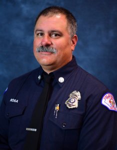 Long Beach Fire Chief Dave Rosa is seen in a photo released June 25, 2018, by the Long Beach Fire Department.