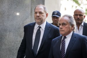 Harvey Weinstein and attorney Benjamin Brafman arrive at State Supreme Court, June 5, 2018 in New York City. (Credit: Drew Angerer/Getty Images)