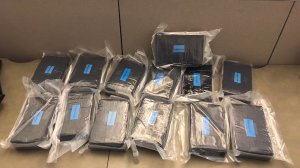 Thirteen kilograms of cocaine worth $325,000 are shown in a photo released by the Glendale Police Department on June 10, 2018.