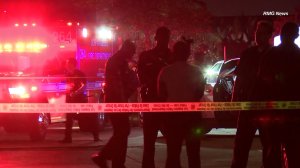 Authorities investigate a deadly shooting in South Los Angeles on June 3, 2018. (Credit: RMG News)