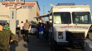 The mother went to a nearby taco truck, where workers and customers helped her by calling 911. (Credit: Los Angeles County Sheriff's Department)