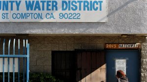 The Sativa Los Angeles County Water District, pictured in 2012, is a small agency that serves just over 1,600 ratepayers in Compton and Willowbrook. (Credit: Christina House / Los Angeles Times)