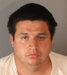 Juan Palacios is seen in a booking photo provided by Riverside police on July 23, 2018.