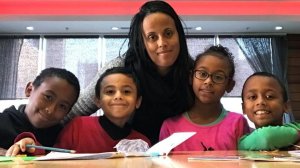 Milagros Bosse, top center, is seen with her four children in this undated photo. (Credit: Milagros Bosse)