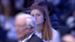 Maria Butina is seen at the National Prayer Breakfast in Washington, DC, on Feb. 2, 2017. (Credit: CNN)