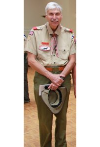 Mark Hausknecht, who served as Scoutmaster for Houston Boy Scout Troop 11 between 1999 and 2003, is seen in a photo posted to the group's Facebook page.