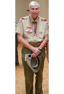 Mark Hausknecht, who served as Scoutmaster for Houston Boy Scout Troop 11 between 1999 and 2003, is seen in a photo posted to the group's Facebook page. 