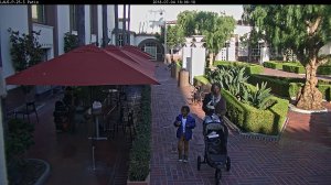 This image of a woman with the son she is accused of abandoning at Union Station in Los Angeles on July 4, 2018, was released by the Los Angeles County Metropolitan Transportation Authority on July 5, 2018. 