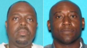 Andre Bailey and Delshawn Johnson are seen in photos provided by the FBI on Aug. 29, 2018. 