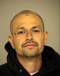 Mario Gaona, 38, of Oxnard is pictured in a booking mug following his arrest in Saticoy on Aug. 24, 2018. (Credit: Ventura County Sheriff's Office)