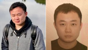 Ruochen “Tony” Liao, 28, is seen in undated photos released by the FBI on Aug. 20, 2018.