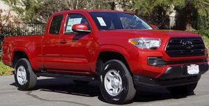 A truck similar to the one being sought is seen in an image provided by the Los Angeles County Sheriff's Department.