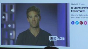 Grant William Robicheaux is shown in footage from the Bravo reality TV show he appeared on. 