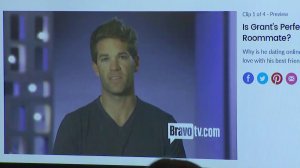 Grant William Robicheaux is shown in footage from the Bravo reality TV show he appeared on.
