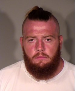 Aaron Neary is shown in a booking photo provided by the Ventura County Sheriff's Office on Sept. 17, 2018.