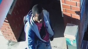 Police are seeking the man pictured in this surveillance image after a man was stabbed in the neck in a seemingly random attack at a Metrolink Station in Riverside on Sept. 23, 2018.