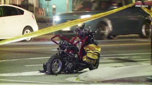 Two people were injured while riding on a scooter in Silver Lake on Sept. 4, 2018. The passenger later died from his injuries.(Credit: RMG News)
