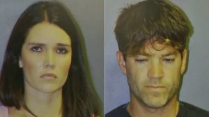 Cerissa Laura Riley (left) and Grant William Robicheaux (right) are shown in photos released by the Orange County District Attorney's Office on Sept. 18, 2018.