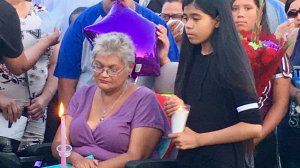 Mourners gathered Sept. 29, 2018, at Pacific High School in San Bernardino to remember 14-year-old Jade Maldonado, who was struck and killed by a hit-and-run driver while on her way to school on Sept. 28, 2018.