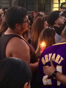 Mourners gathered Sept. 29, 2018, at Pacific High School in San Bernardino to remember 14-year-old Jade Maldonado, who was struck and killed by a hit-and-run driver while on her way to school on Sept. 28, 2018.