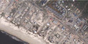 Aerial images show catastrophic devastation in Mexico Beach. (Credit: NOAA via CNN Wire)