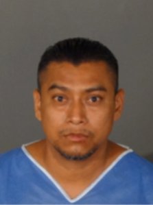 Octavio Alvarez Gomez, 37, is pictured in a booking photo released by the Los Angeles Police Department following his arrest on Oct. 2, 2018.