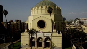 The Wilshire Boulevard Temple in Los Angeles is seen in 2013. (Credit: Anne Cusack/Los Angeles Times)